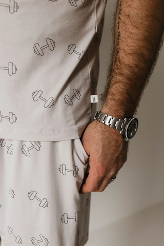 Men's Bamboo Short Pajama  | Arm Day