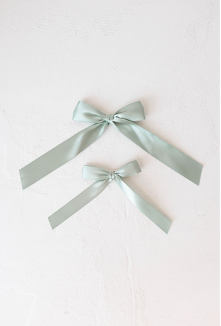 Hair Bow Clip | Satin