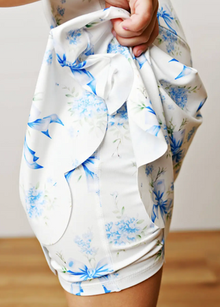 Active Blue Bow Dress