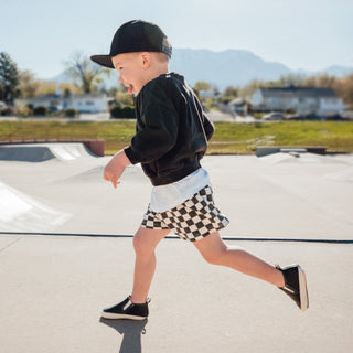 Ebony Slip On Baby Shoe