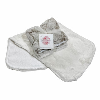 Snowcat Ivory | Burp Cloth Set