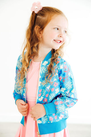 Springtime Splendor Satin Jacket