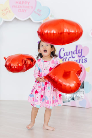 Sucker for You 3/4 Sleeve Pocket Twirl Dress