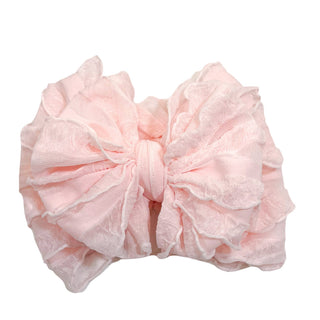 Ruffled Headband | Sweet Pink