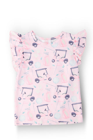 Tee Time S/S Ruffle Tee