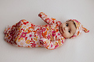 Wild Child Knotted Newborn Baby Gown