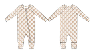 Pine - Zip Romper