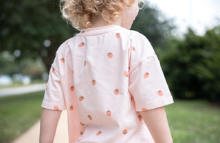 Organic Cotton Strawberry Print Shorts Set