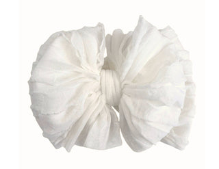Ruffled Headband | Off White