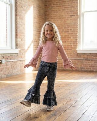 Urban Belle Ruffle Denim Jeans