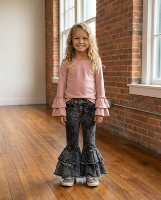 Urban Belle Ruffle Denim Jeans