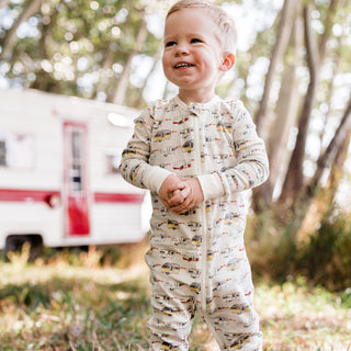 Duck Organic Cotton Zipper Pajama