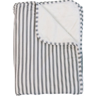 Green Stripe Bamboo Fleece Quilt