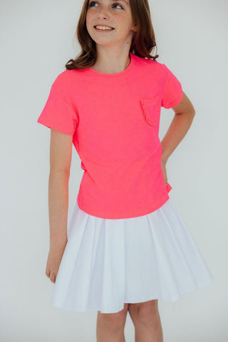White Twirl Skort