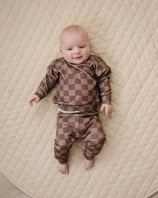 Jogger Set | Espresso Checkered