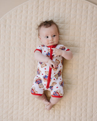Bamboo Shorty Romper | American Bear