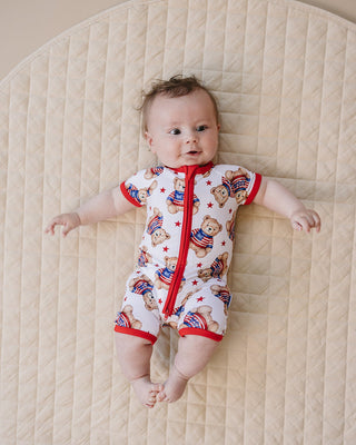 Bamboo Shorty Romper | American Bear