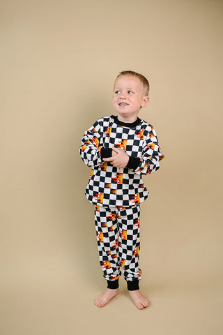 Jogger Set | Checker Blaze