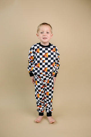Jogger Set | Checker Blaze