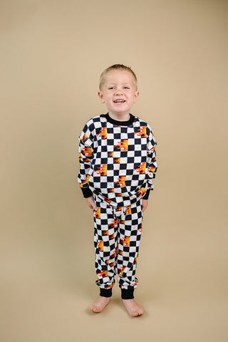 Jogger Set | Checker Blaze