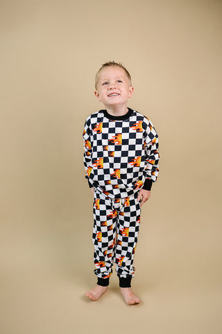 Jogger Set | Checker Blaze