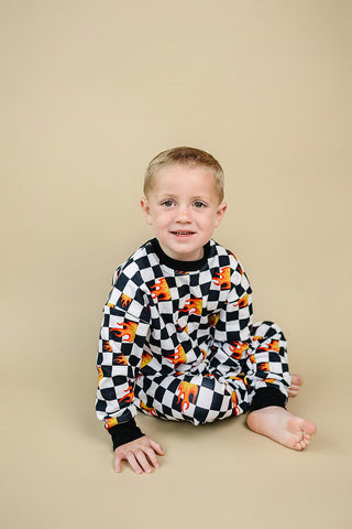 Jogger Set | Checker Blaze