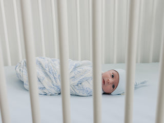 Farm Toile Muslin Swaddle Blanket