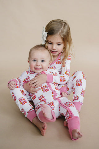 Bamboo Zip Romper | Lil Sis