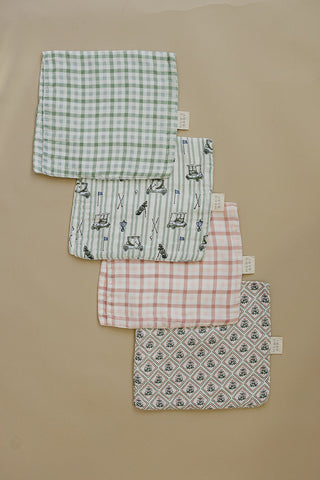 Tee Time Muslin Burp Cloth