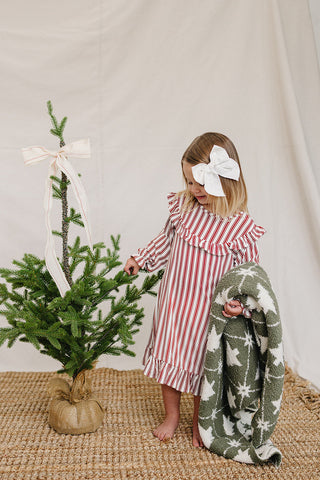 Winter Pines Plush Blanket