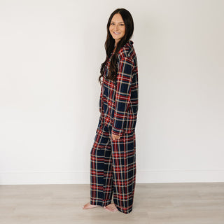 Adult Christmas Plaid Lounge Set