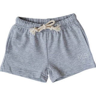 Grey Pocket Cotton Shorts