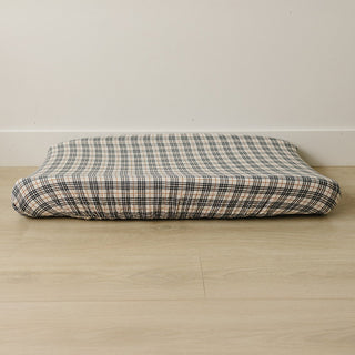 Vintage Plaid Muslin Changing Pad Cover