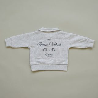 Good Vibes Quarter Zip French Terry Set