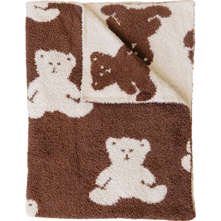 Teddy Bear Plush Blanket