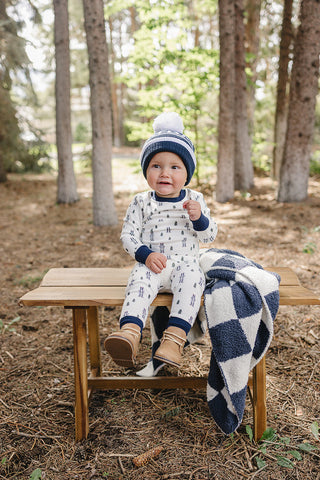 Navy Ski Beanie