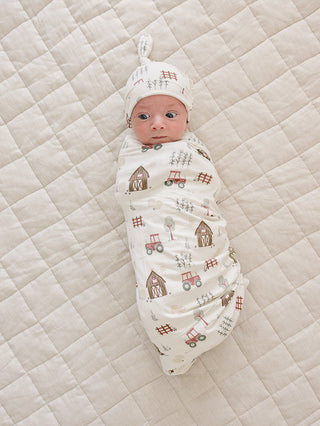 Farmhouse Bamboo Stretch Swaddle