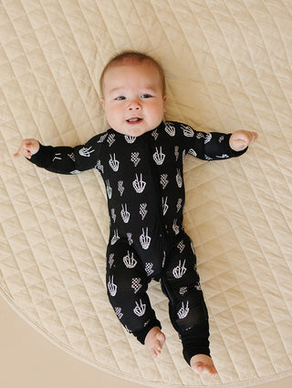 Bamboo Zip Romper | Skelly Vibes