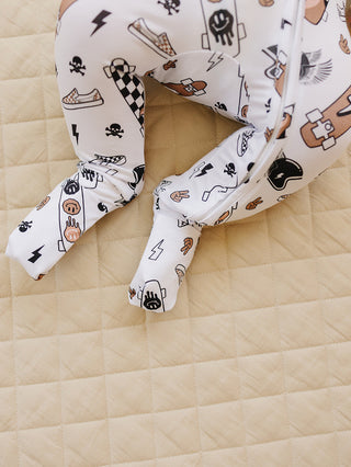 Bamboo Zip Romper | Sk8er