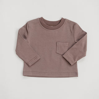 Brown Long Sleeve Tee
