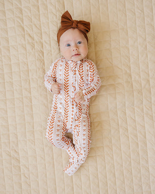 Bamboo Zip Romper | Boho Daisy