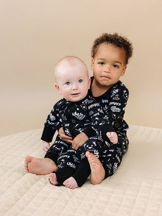 Bamboo Zip Romper | Wild Heart