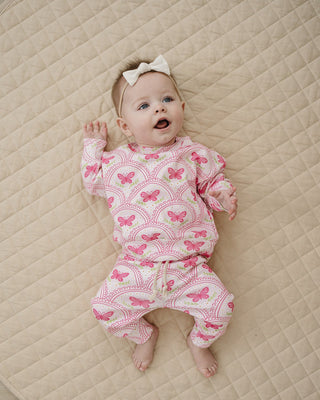 Jogger Set | Pink Butterfly