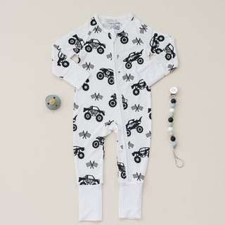 Bamboo Zip Romper | Monster Blaze