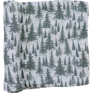 Forest Muslin Swaddle Blanket-