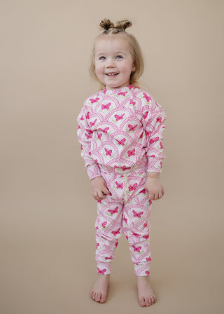Jogger Set | Pink Butterfly