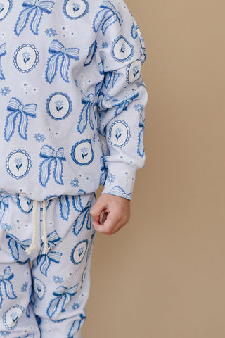 Jogger Set | Blue Bow