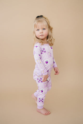 Bamboo Two Piece Set | Raspberry