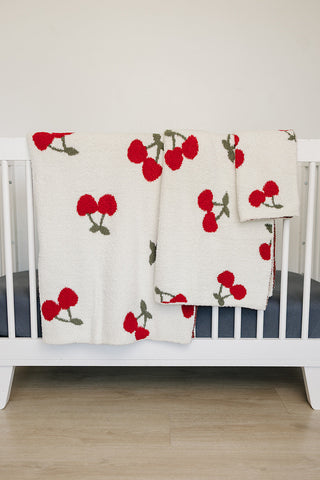 Cherry Plush Blanket