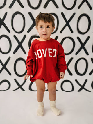 Be Mine Sweatshirt Romper - more colors
